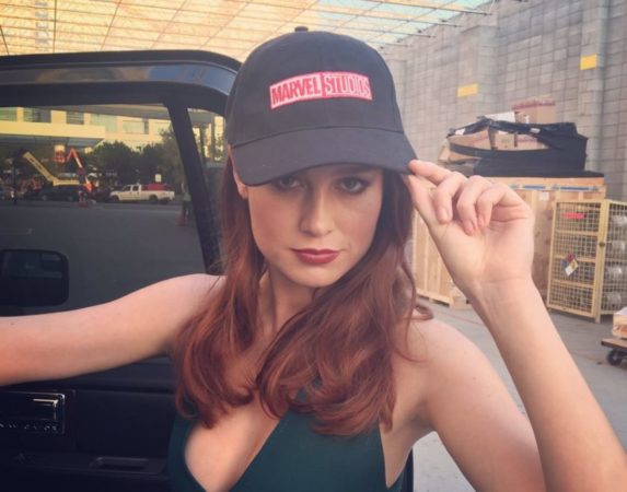 Brie Larson no filme Capitã Marvel