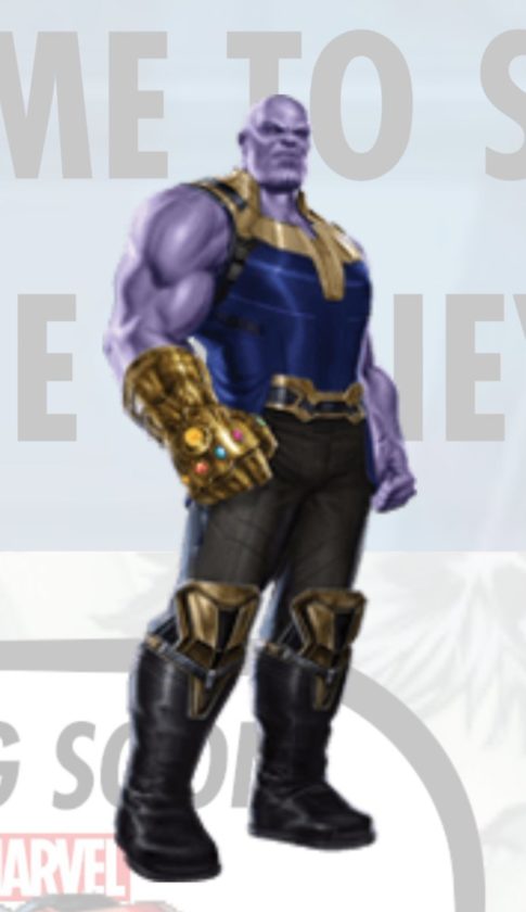 Thanos em Vingadores Guerra Infinita