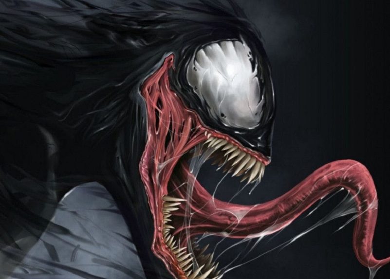 Visual do simbionte do Venom no filme