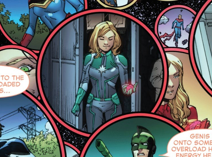 Capitã Marvel – Nova HQ confirma que o uniforme verde do filme é canônico 00