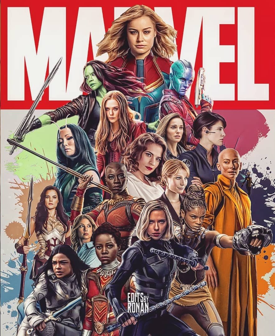 Veja TODAS as heroínas do Universo Cinematográfico Marvel reunidas em pôster INCRÍVEL 01