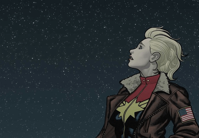 Artista recria capa icônica de HQ da Capitã Marvel com Brie Larson 0