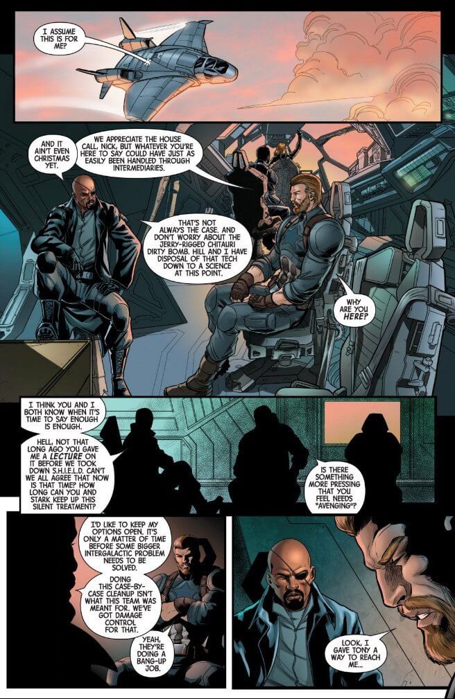 Nick Fury tentou reunir Homem de Ferro e Capitão América antes da Guerra Infinita 02