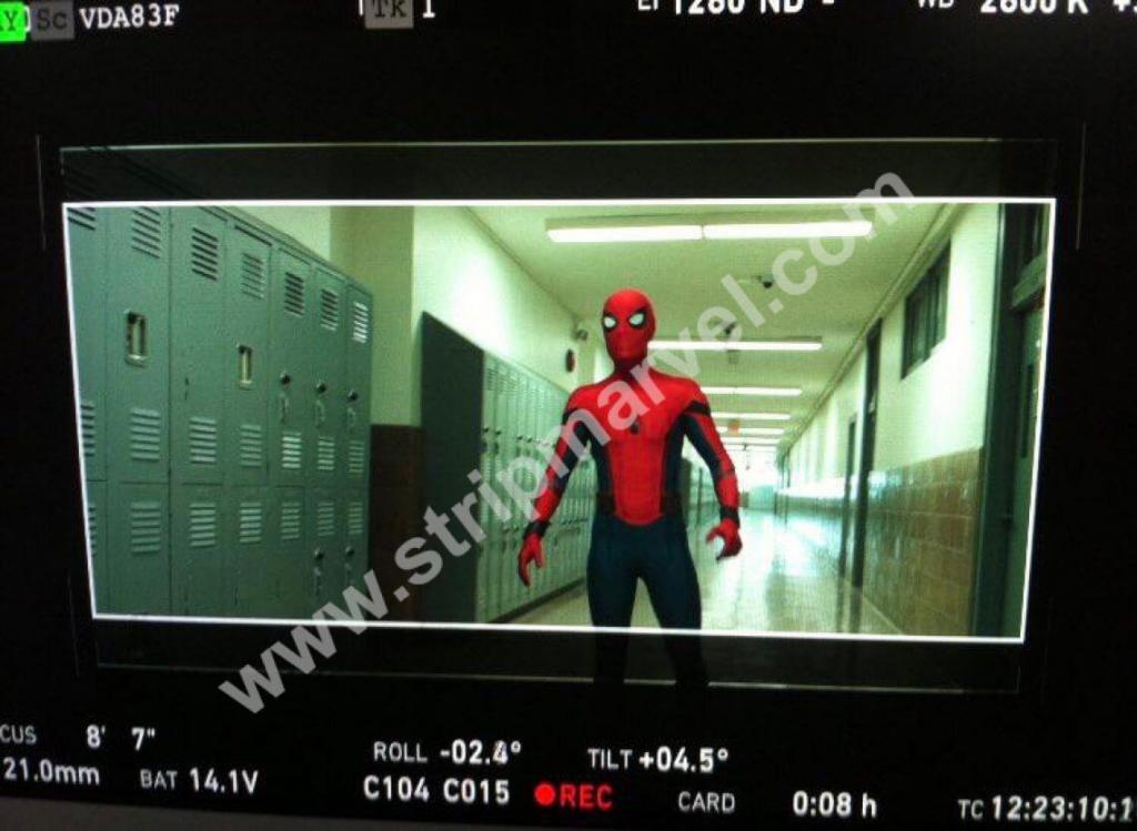 Imagem vazada do Homem aranha