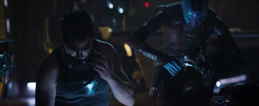 Tony e Nebulosa trabalhando juntos em Vingadores Ultimato