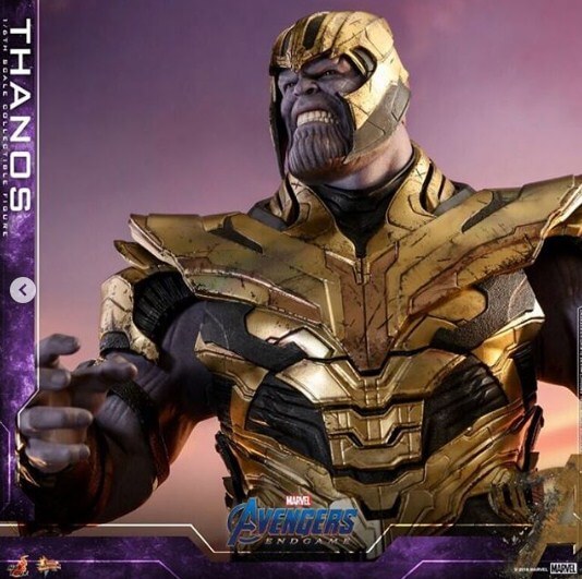 Vingadores 4 Colecionáveis detalham as armaduras de Thanos e Homem de Ferro 20