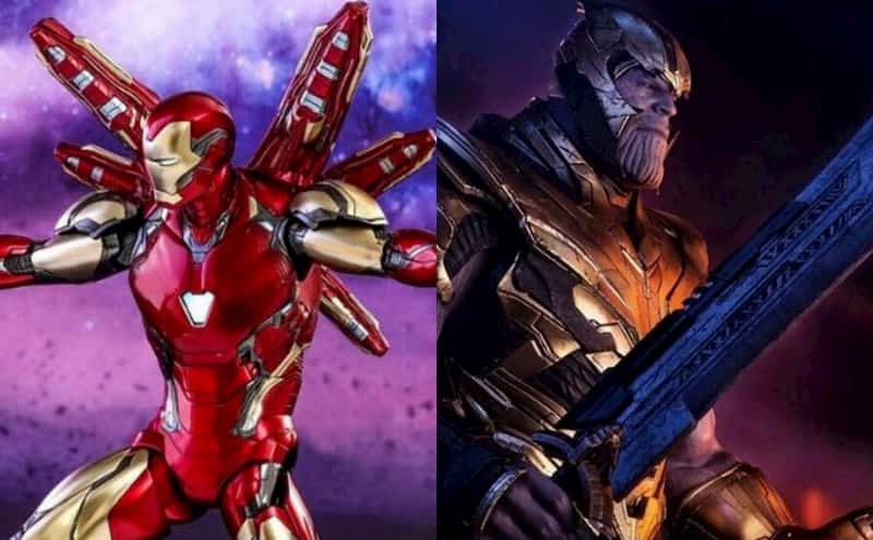 Vingadores 4 Colecionáveis detalham as armaduras de Thanos e Homem de Ferro