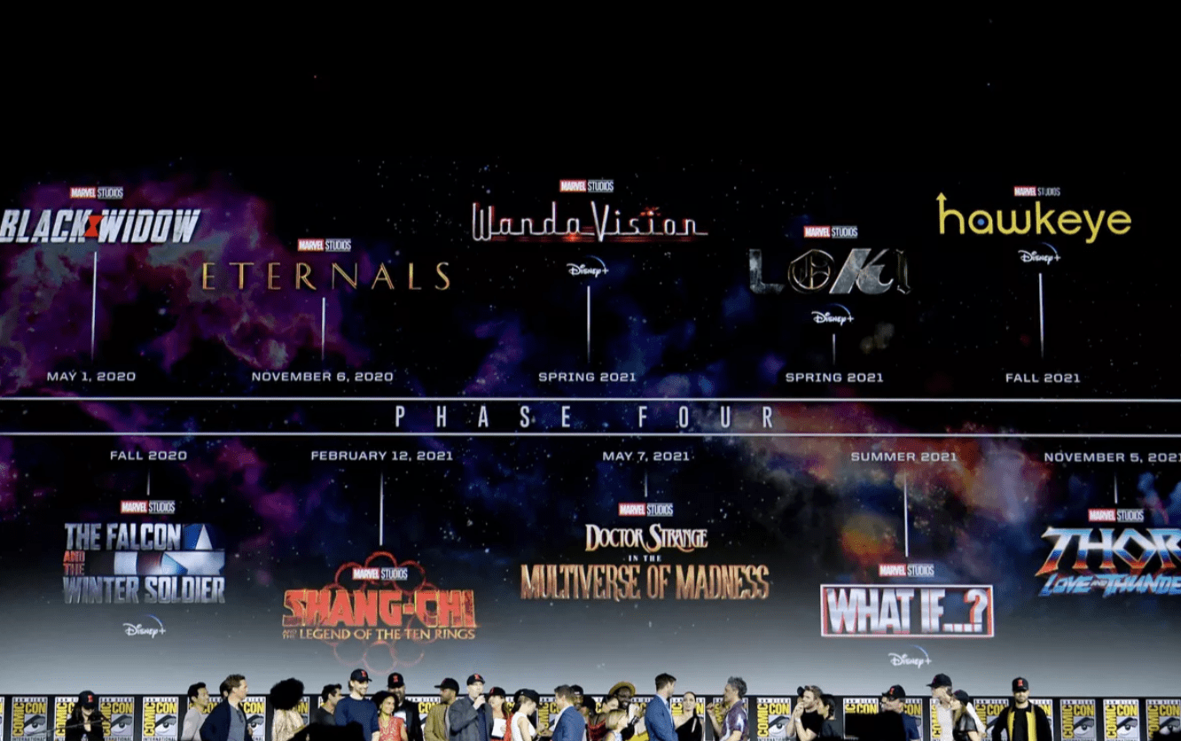 Reveladas as novas datas dos filmes da Marvel - de 2020 à 2022
